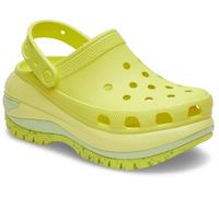 Crocs Mega Crush Clog - Unisex Clogs - Thermoplastic Upper - Adjustable Ankle-Sling - Flexible - Rubber Tread, Acidity, 6 UK Men / 7 UK Women