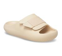 Women's Crocs Mellow Luxe Slide Synthetic Shitake Slides - Brown - Size: UK 9 / eu 43-44 / us m10w12