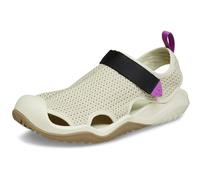 Crocs Men Sandal, Swiftwater Mesh Deck Sandal M, Moth, 8 UK Men