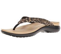crocs Men's CapriVFlip Flip, Leopard, 37/38 EU