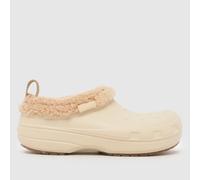 Crocs Men's Classic Lined Short Boots in Beige, Size: 8 UK 8 (EU 43)