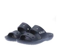 crocs Unisex classic Two-Strap Slide Sandals, Navy, 7 US Men