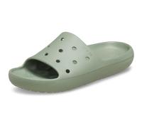 Crocs Unisex Classic Slide v2 Sandal, Moss, 12 UK