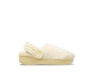 Crocs Men's Classic Unfurgettable Clog Slipper, Natural, Size 8, Men Natural