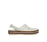 Crocs Men's Crocband Gum Clog Sandal, White, Size 12, Men White