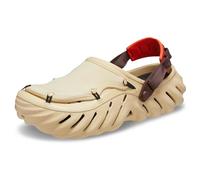 Crocs Men's Echo Crackle Slate Grey Clogs, Sesame/Ripstop, 13 Women/11 Men