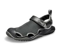 Crocs Men's Swiftwater Mesh Deck Sandals, Black, 9 UK Men
