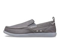 Crocs Men's Walu Loafers Slip-On Shoes Casual Walking Shoes Slate Grey 8 Men