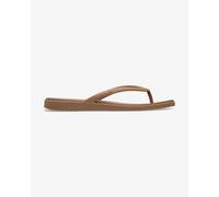 Crocs Women Flip, Miami Thong Flip, Milk Chocolate, 3 UK Women