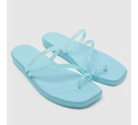 Crocs Miami Jelly Toe Loop Sandals in Pale Blue UK 5 (EU 38)