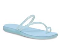 Crocs Miami Jelly Toe Loop, Blue, Size 6, Women Blue