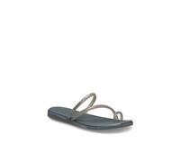 Crocs Miami Jely Toe Loop Sandal In Dark Grey Dark Grey
