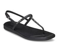 Crocs Miami Studded Thong Flip Thermoplastic Women's Black Sandals UK 7