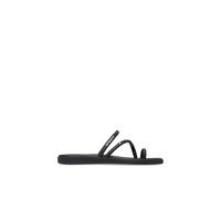 Crocs Women Sandal,Miami Studded Toe Loop Sandal,Black,4 UK Women