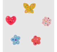 Crocs Multi Jibbitz Dainty Gem 5 Pack One Size