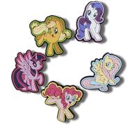 Crocs Unisex's My Little Pony 5 Pack Shoe Charms, Multicolor, One Size