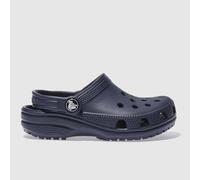 Crocs Navy Classic Clog Junior Sandals UK 2 (EU 34)