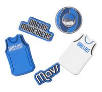 Crocs Nba Dallas Mavericks Jibbitz 5er Pack Pin Blue
