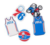 Crocs Nba Philadelphia 76ers Pin 5er Pack Merch White