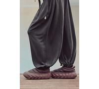 Crocs Overpuff Shorty Slip-Ons at Free People in Truffle, Size: US 7 - female