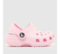 Crocs Pale Pink Littles Clog Crib Girls Baby Sandals UK 2/3 (EU 19)