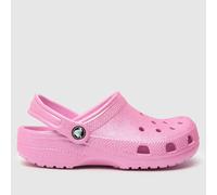 Crocs | Kids | Classic Glitter | Clogs | Pink Tweed Glitter | C11