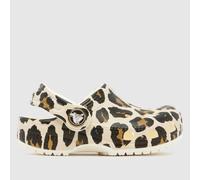 Crocs Print Classic Leopard Clog Toddler Sandals UK 10 (EU 28)
