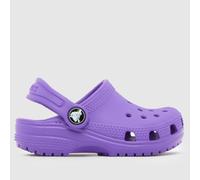 Crocs Purple Classic Clog Girls Toddler Sandals UK 10 (EU 28)
