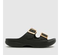 Crocs Saturday Metallic Buckle Sandals in Black UK 8 (EU 42)