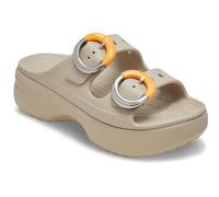 Crocs Women's Saturday Platform Dipped Buckle Sandals Dulcé Light Brown Size 4