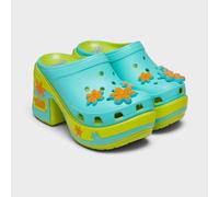 Crocs Scooby-Doo Siren Platforms Clogs Lime Punch In Blue Blue