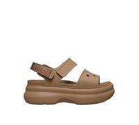 Crocs Soho Y Strap Sandal, Brown, Size 4, Women Brown