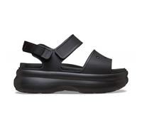 Crocs Soho Y Strap Sandal W Womens Black Platform Wedge Sandal 6 cm