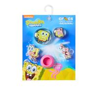 Crocs SpongeBob SquarePants Jibbitz Shoe Charms - Assorted 5-Pack Nickelodeon Collection