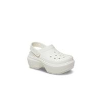 Crocs Stomp Synthetic Women's Chalk Clogs UK 5