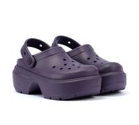 Crocs Stomp WoMens Dark Iris Clogs - Purple - Size UK 7