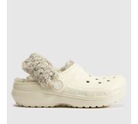 Crocs Stone Multi Classic Fleece Lined Clog Toddler Slippers UK 7 (EU 24)