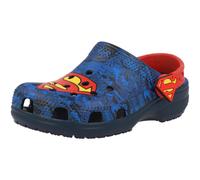 Crocs Superman Kids Clog Blue Comic Print