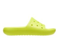 Women's Crocs 209401-76M CLASSIC SLIDE Unisex Sliders Acidity - Yellow - Size: MEN s uk 7 / women s uk 8