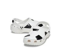 Crocs Toddler Classic Football Clog, White, Size 7 Younger White