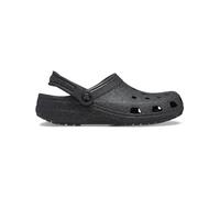 Crocs Unisex Adult Classic Sparkly Clog, Metallic and Glitter Shoes, Black Glitter, 6 Men/8 Women