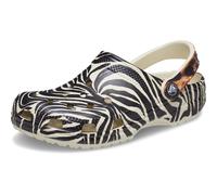 Crocs Unisex-Adult Classic Animal Print Clogs | Zebra and Leopard Shoes Bone/Multi Animal 7 Men/9 Women