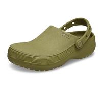 Crocs Unisex-Adult Classic Crafted Canvas Clogs for Men and Women, Aloe, 10 UK Men / 12 UK Women