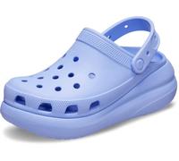 Crocs Unisex-Adult Classic Crush Clogs | Platform Shoes, Moon Jelly, 8 UK Men / 10.5 UK Women