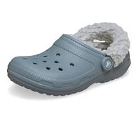 Crocs Unisex Adult, Classic Fleece Lined Clog, Concrete, 3 UK Men/ 4 UK Women