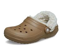 Crocs Unisex Adult, Classic Fleece Lined Clog, Sepia, 10 UK Men