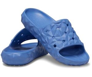 Crocs Unisex Adult Classic Geometric V2 Slides, Elemental Blue, 9 Women/7 Men
