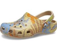 Crocs Unisex-Adult Classic Graphic Clogs, Chai/Multi, 4 UK Men / 5 UK Women