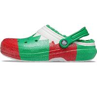 Crocs Unisex-Adult Classic Holiday Lined Clogs, Fuzzy Slippers, Multi, 11 UK Men / 13 UK Women