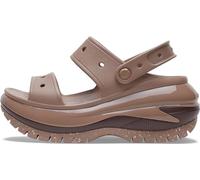 Crocs Classic Mega Crush Sandal, Latte, 8 UK Men / 10.5 UK Women
